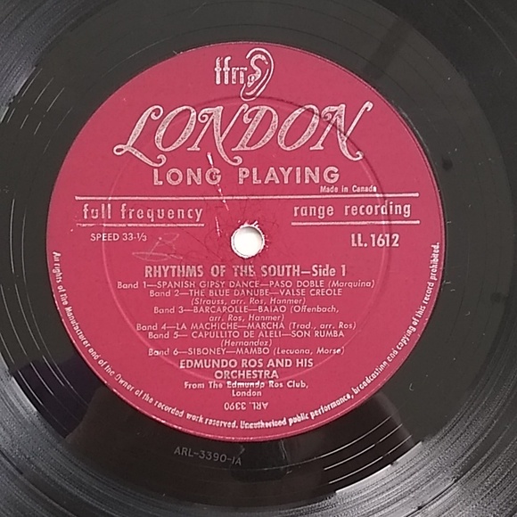 Edmundo Ros and his Orchestra - Rythms of the South LP - Picture 3 of 4
